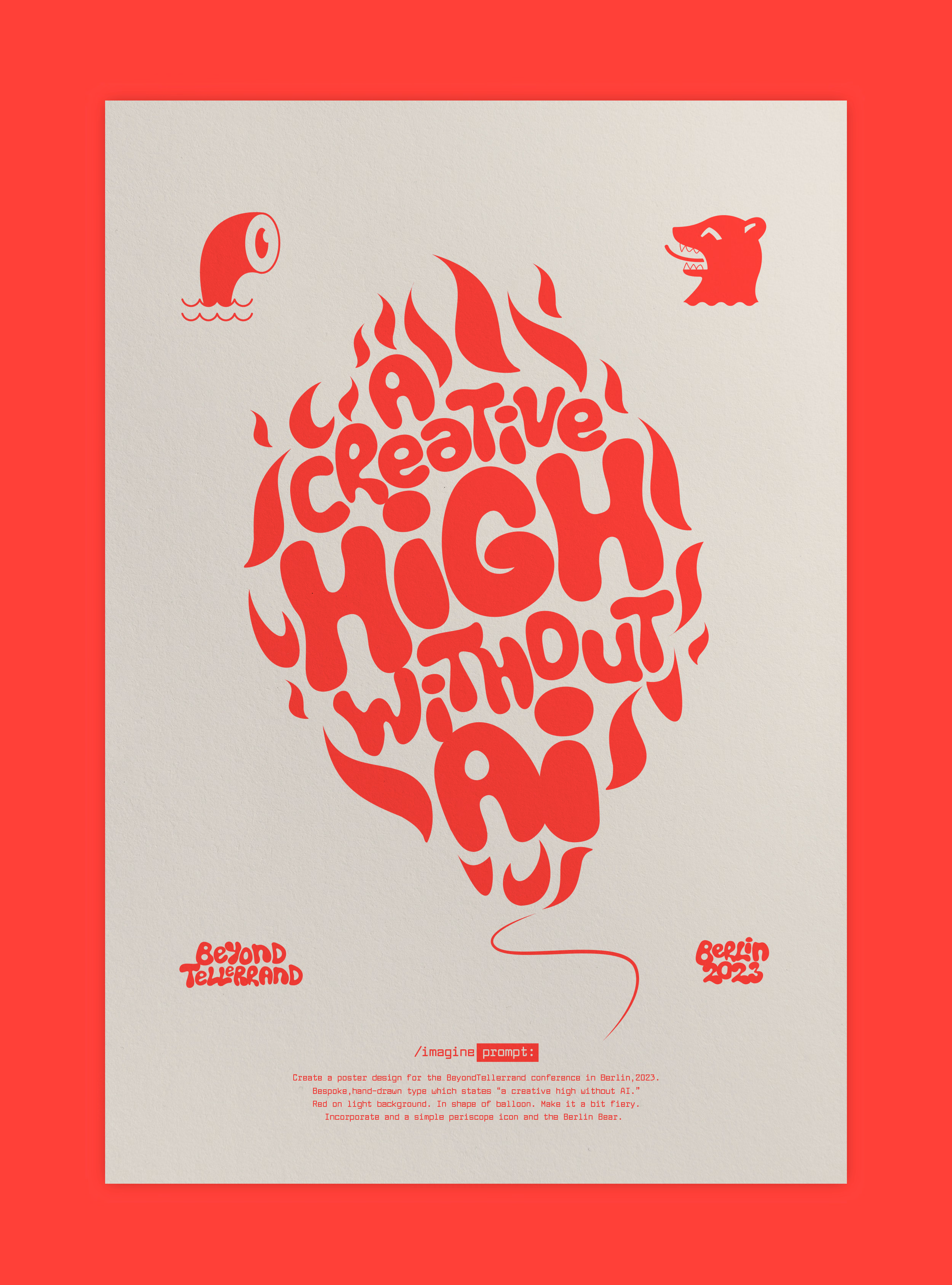 Beyond Tellerrand Posters - A creative high with AI