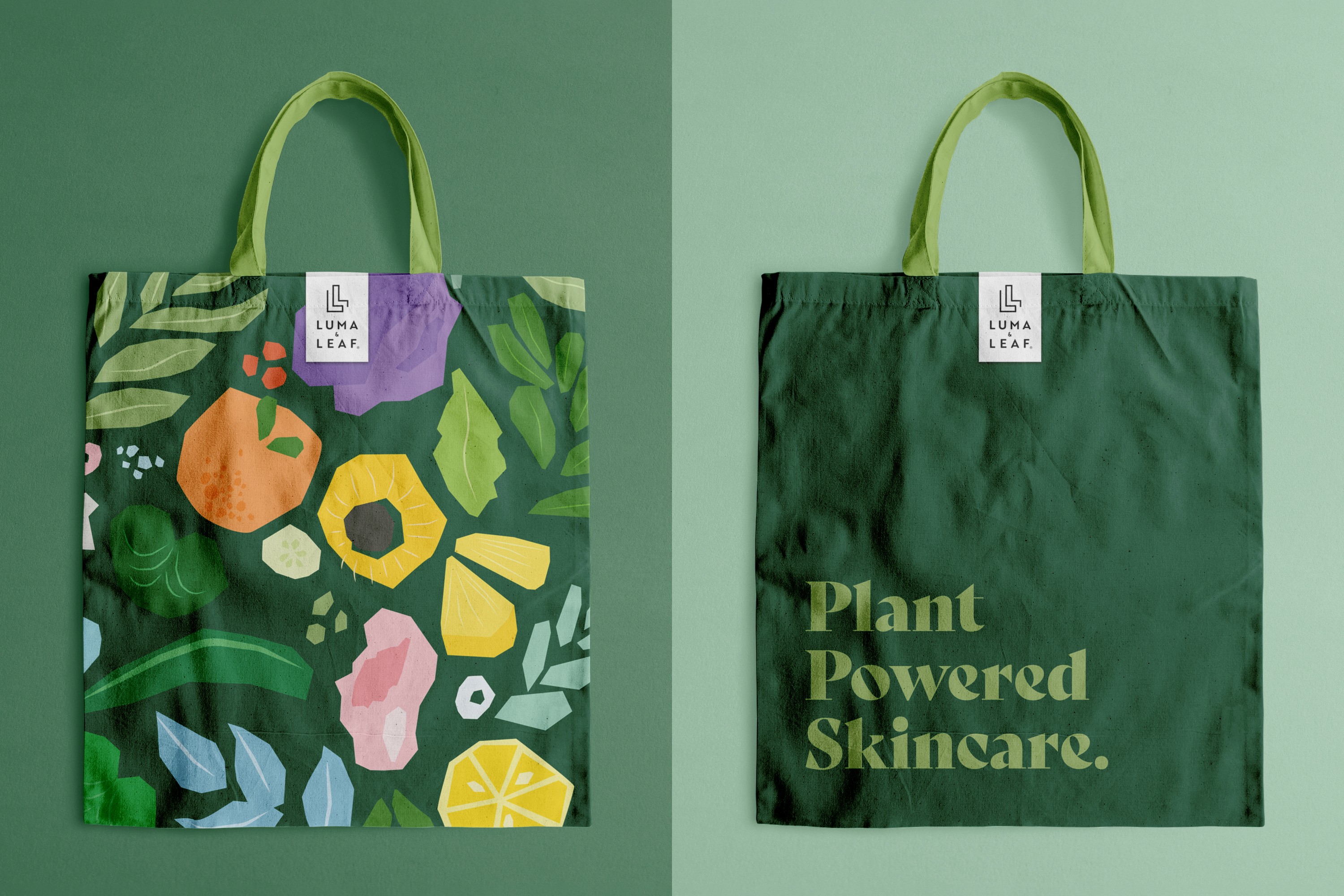 Luma & Leaf Tote bag - Plabt Powered Skin Care