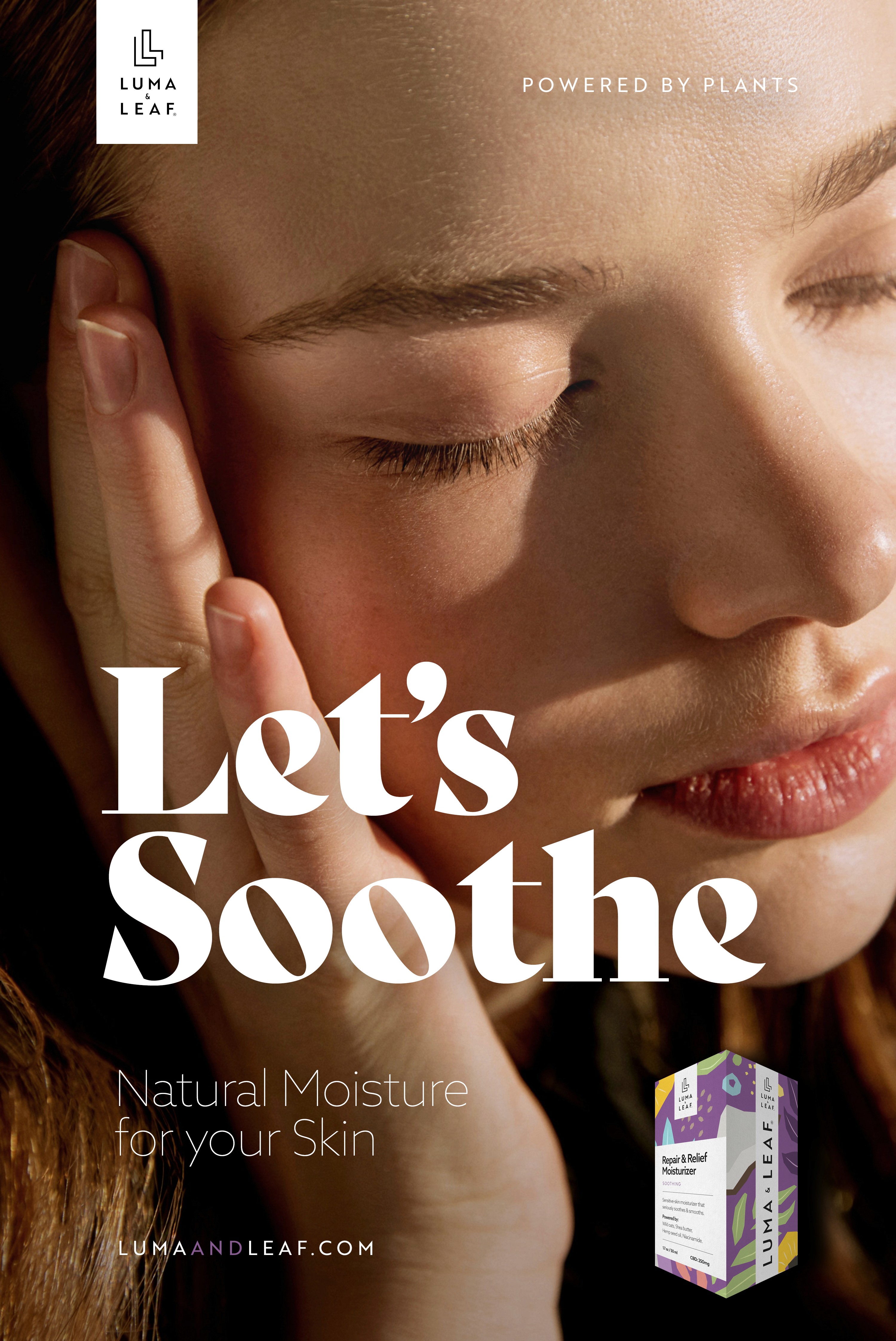 Luma and leaf - let's Soothe poster