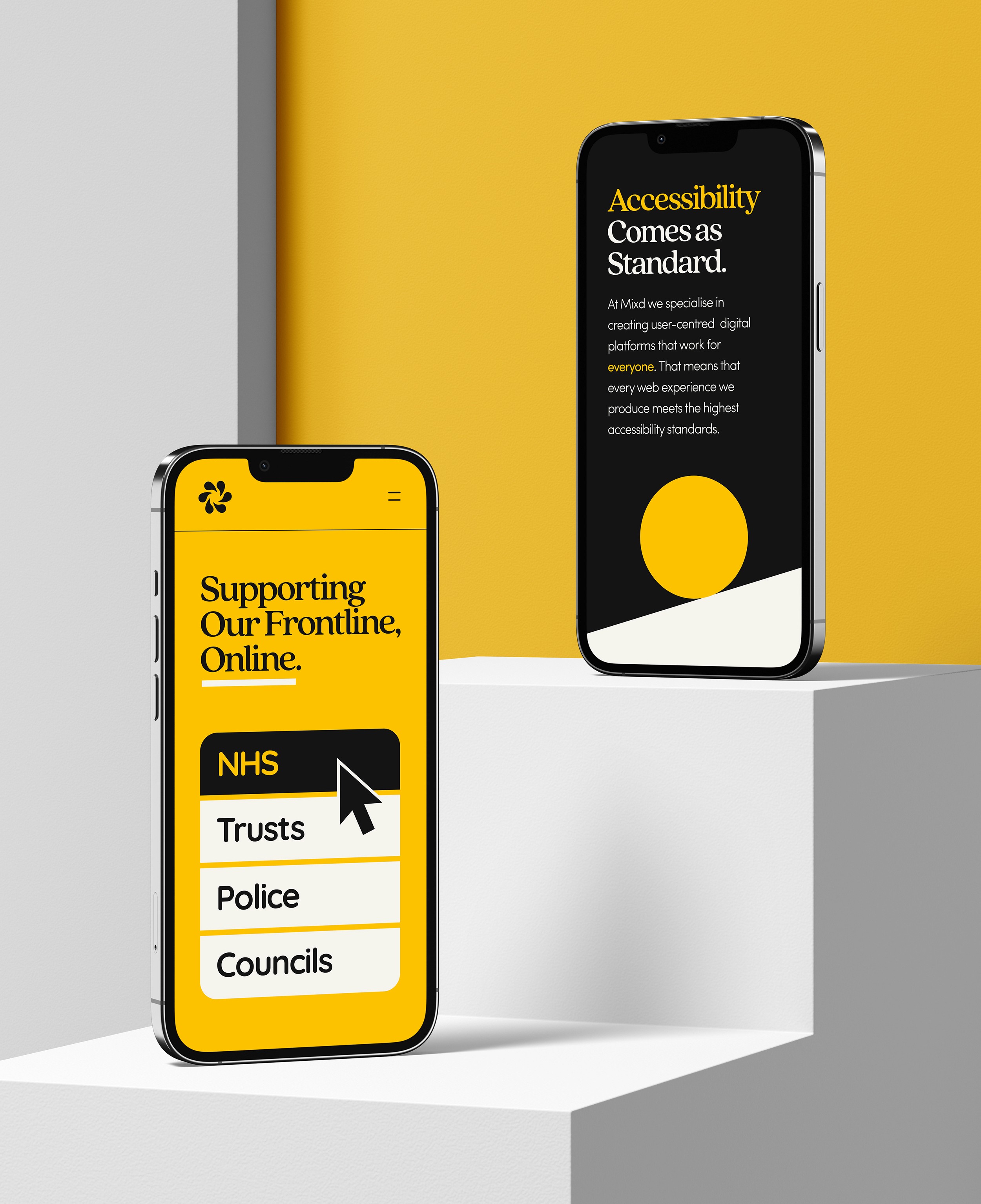 Mixd - mobile screens