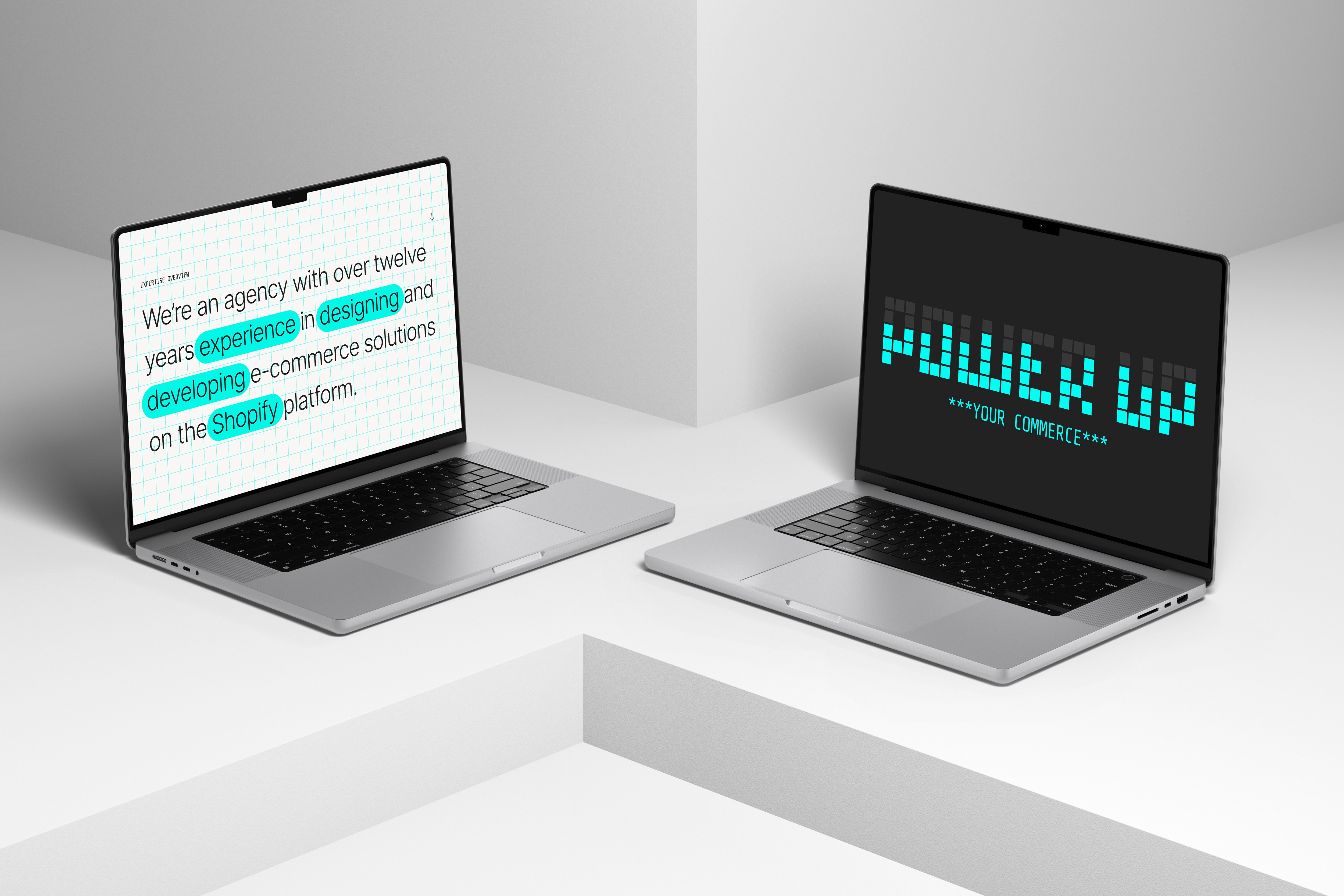 Plug Digital Website design on laptop