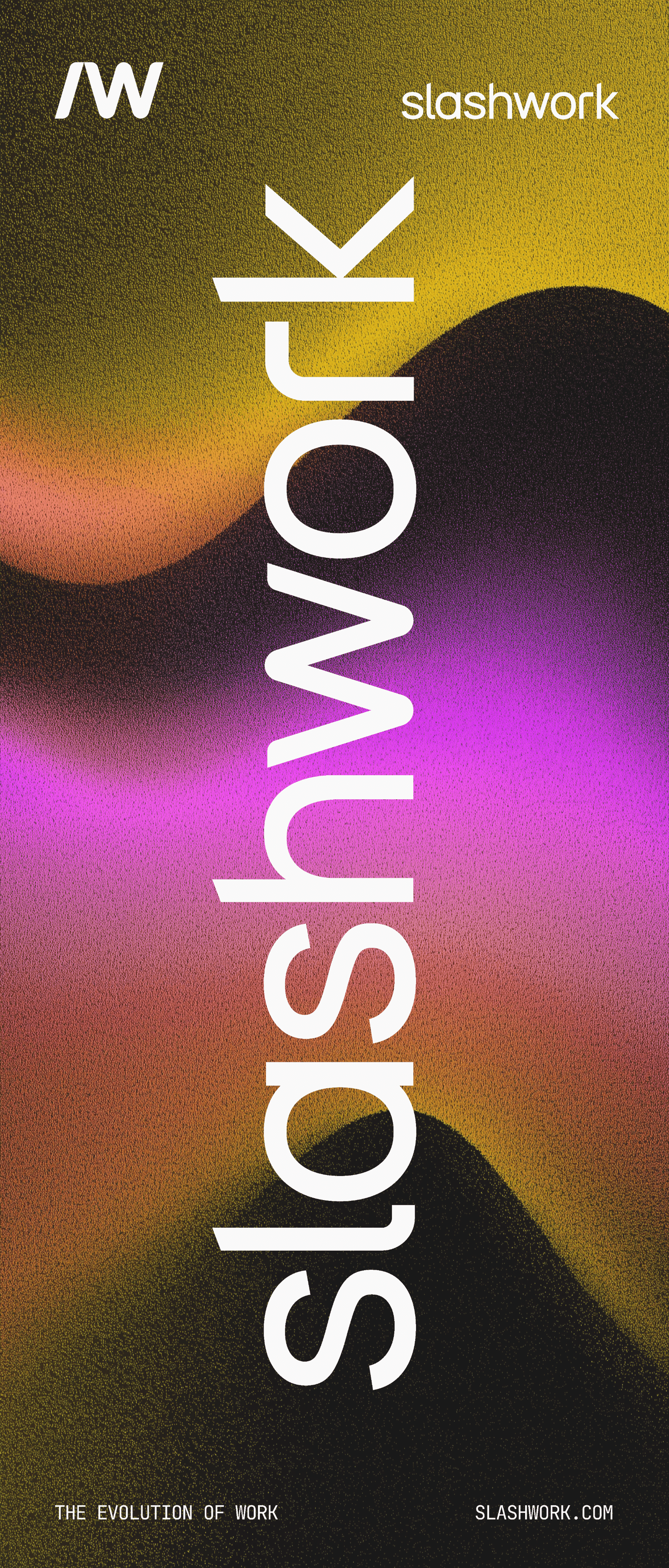 Conference tall banner